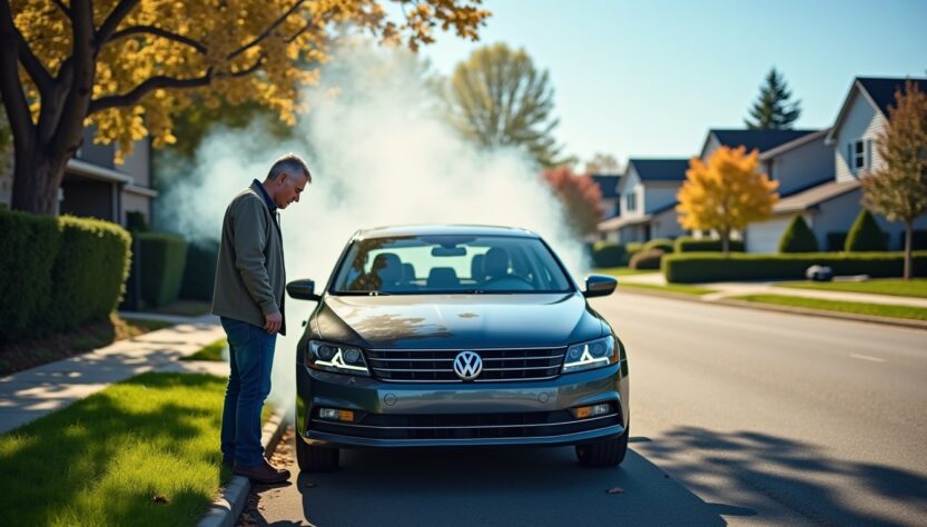 Voiture qui fume blanc et dégage une mauvaise odeur : comprendre les causes et trouver les solutions