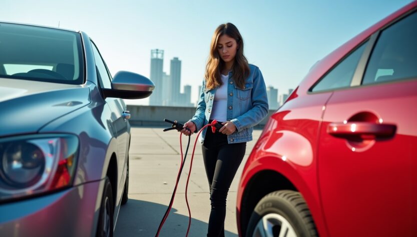 Guide pratique : Démarrer une voiture en toute simplicité grâce aux câbles de démarrage