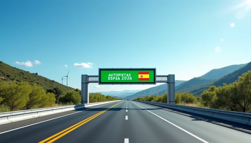 Guide complet des autoroutes en Espagne : ce qu'il faut connaître pour 2026