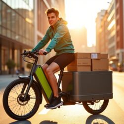Explorez comment les triporteurs électriques révolutionnent la logistique en milieu urbain